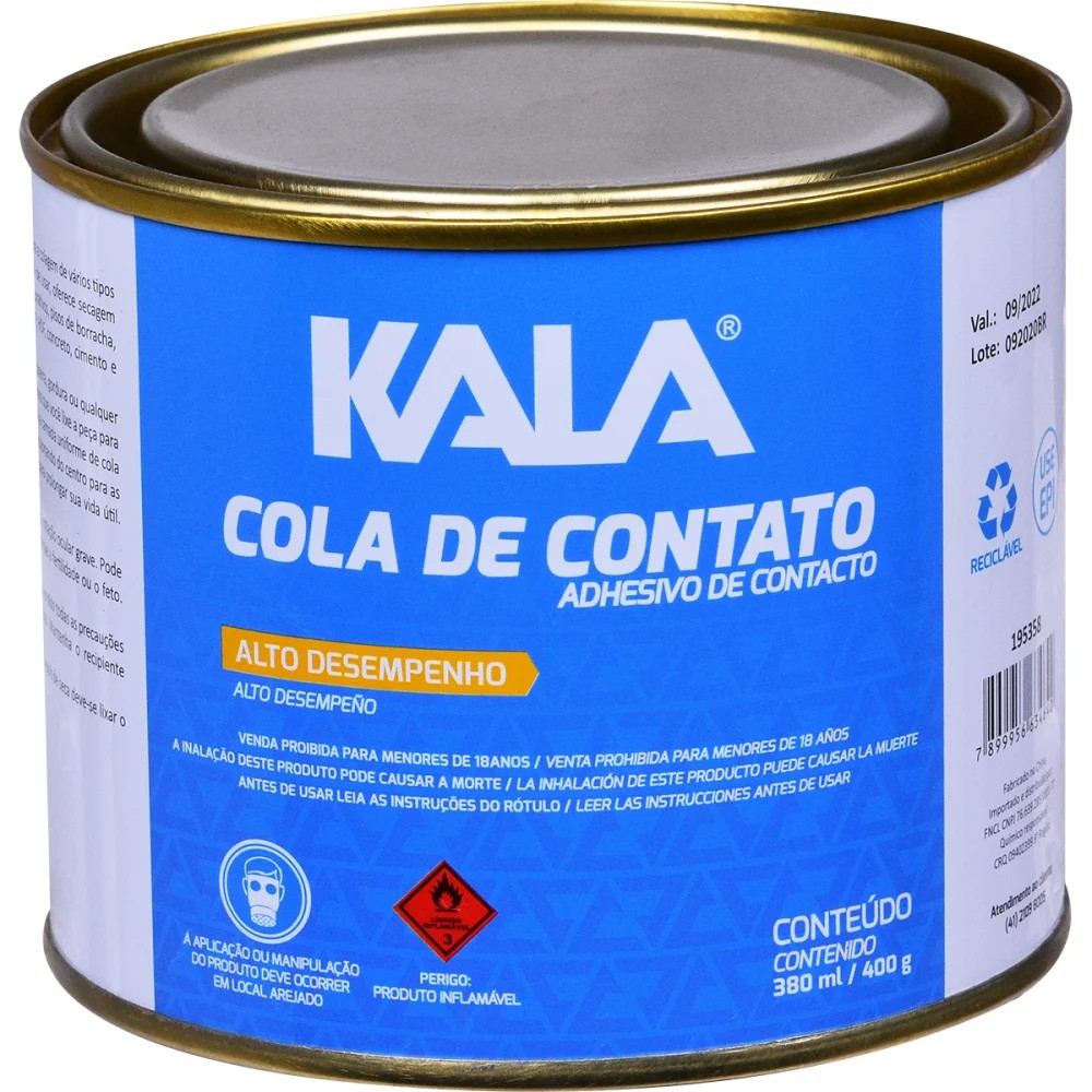 Cola Contato Lata 400g - Kala 195358