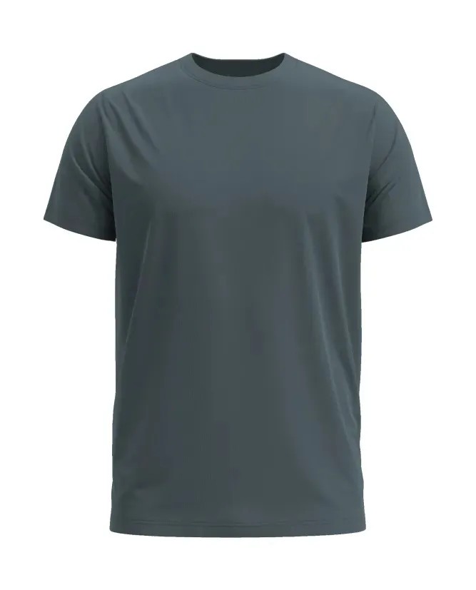 Camiseta Manga Curta Cinza Cotton Supply