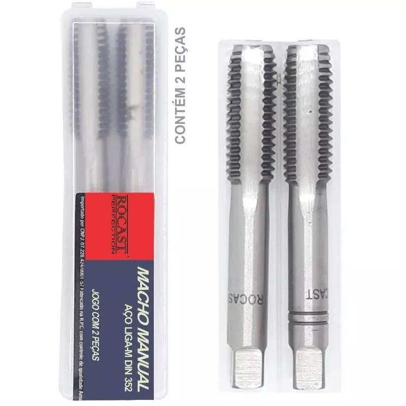 Macho Manual Aco Liga 06x1,00 Jg 2pc Rocast 264,0005