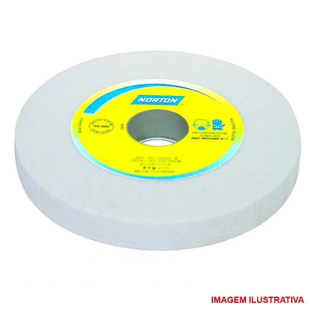 Rebolo Reto Ferro Branco 6x1x1.1/4 G.80 Norton