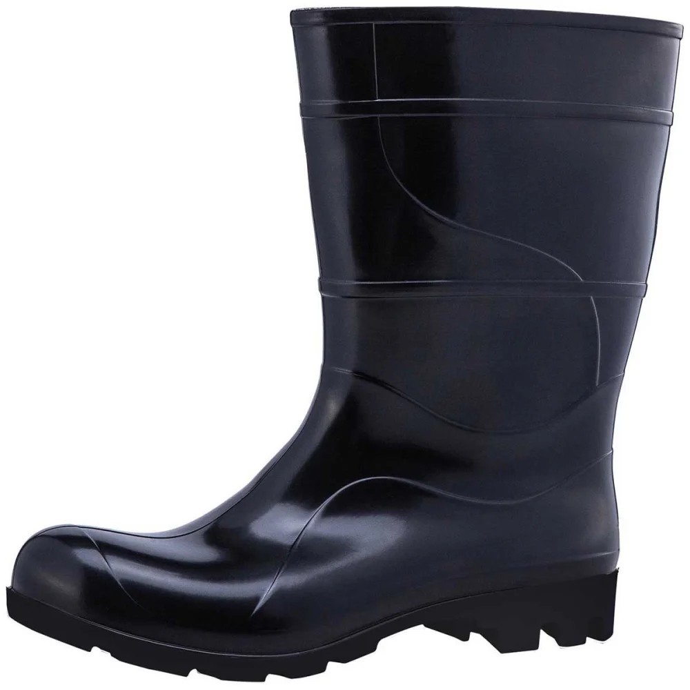 Bota Pvc Cano Curto Preta Nº40 Worker