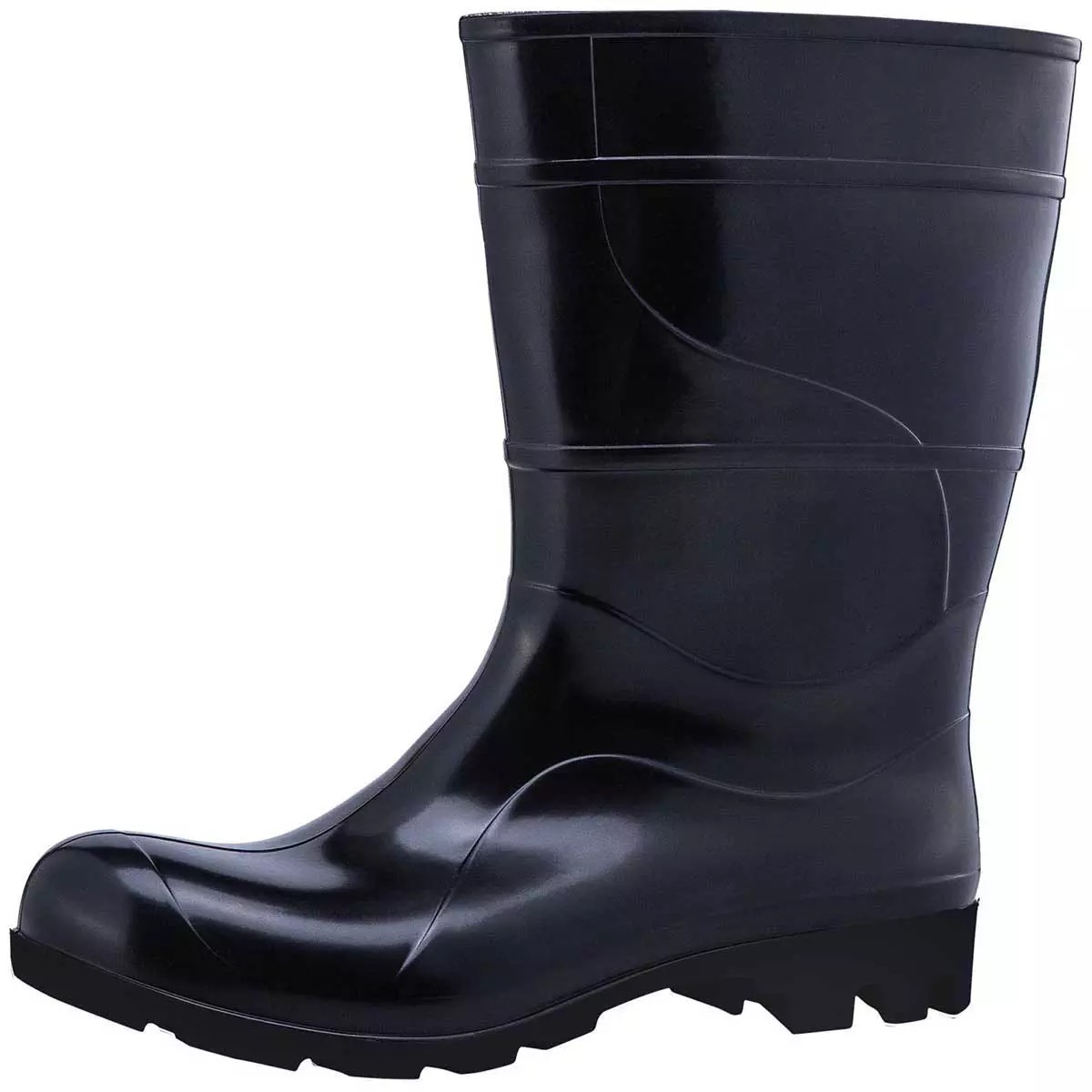 Bota Pvc Cano Curto Preta Nº43 Kala
