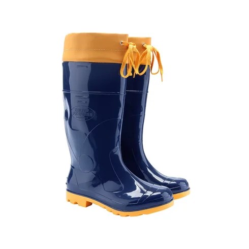Bota Pvc Cano Longo Polaina Nº38