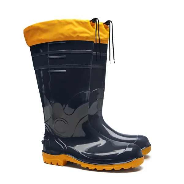 Bota Pvc Cano Longo Polaina Nº41