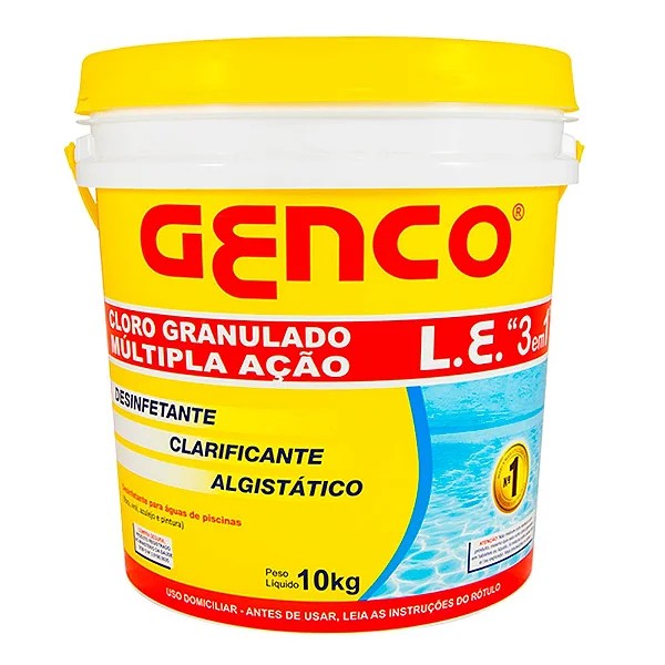 Cloro Multiacao Genco 10kg 3em1