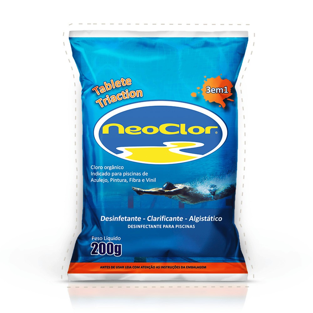 Cloro Tablete 200gr Triaction - Neoclor
