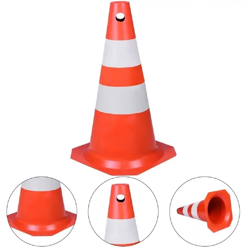 Cone Sinalizacao Pvc 75cm Laranja/branco