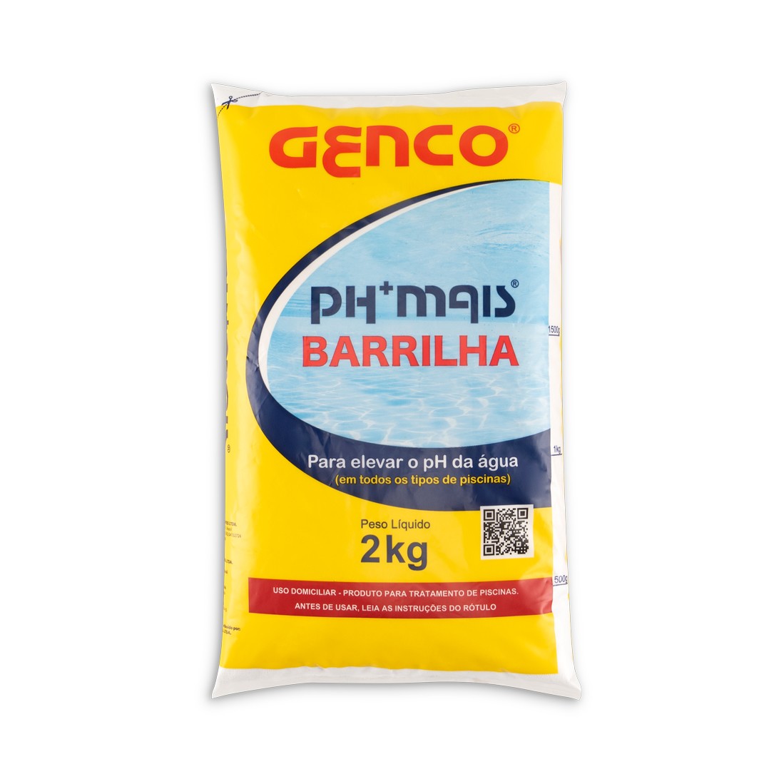 elevador Ph+ Mais Barrilha 2kg Genco