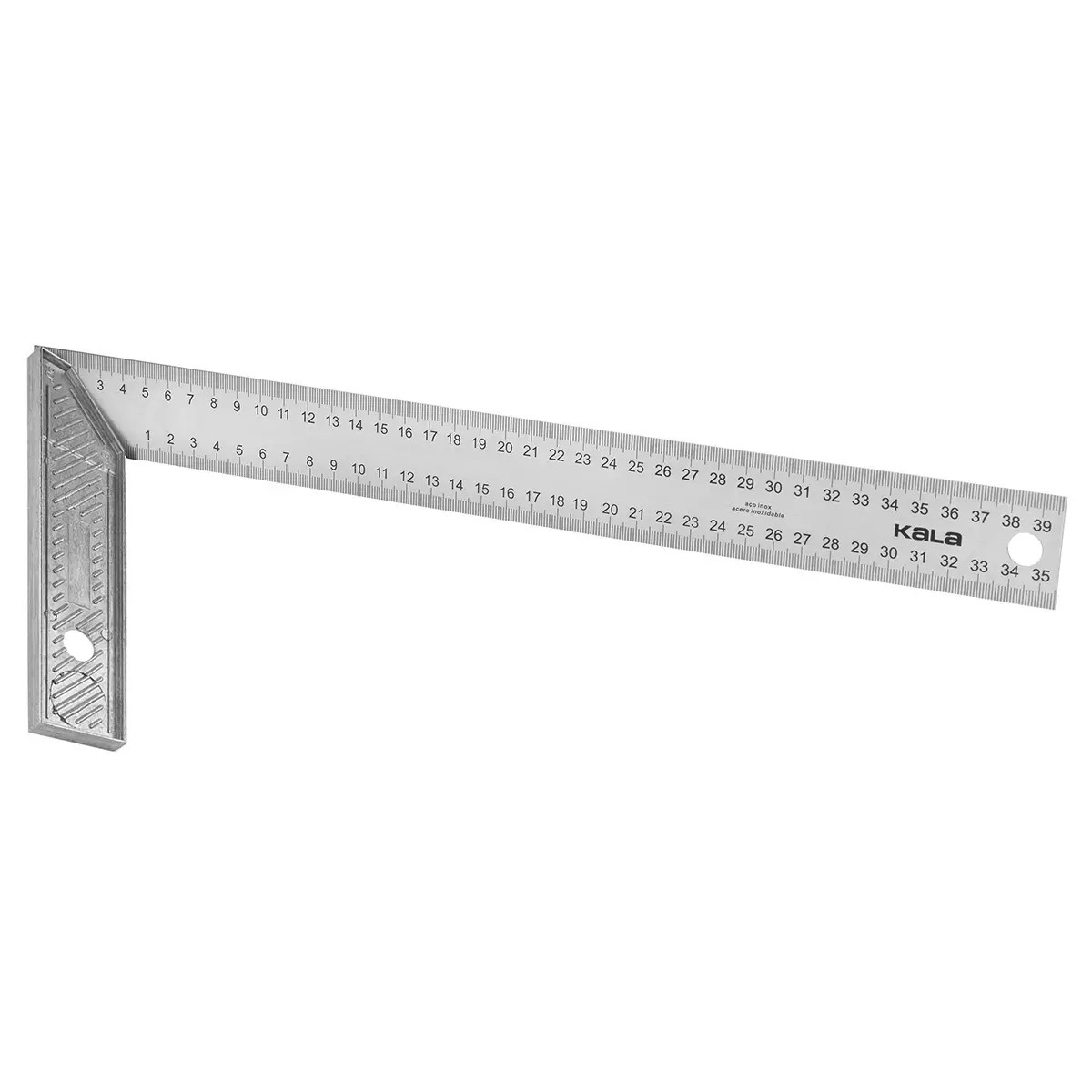 esquadro Aco Inox 12" 300mm Cb Alum - Kala 100544
