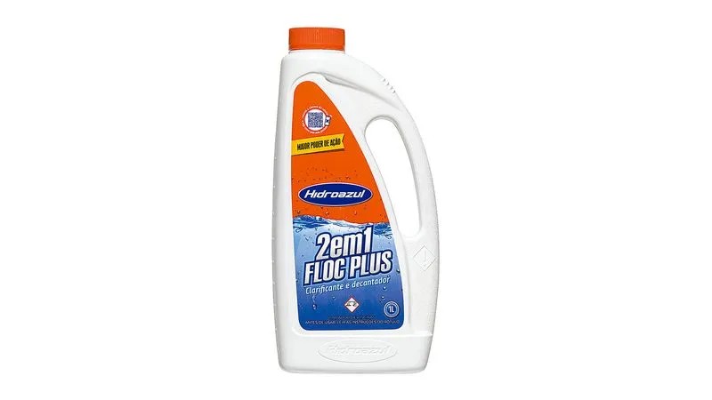 Floc Plus Clarificante e decantador 1lt Hidroazul
