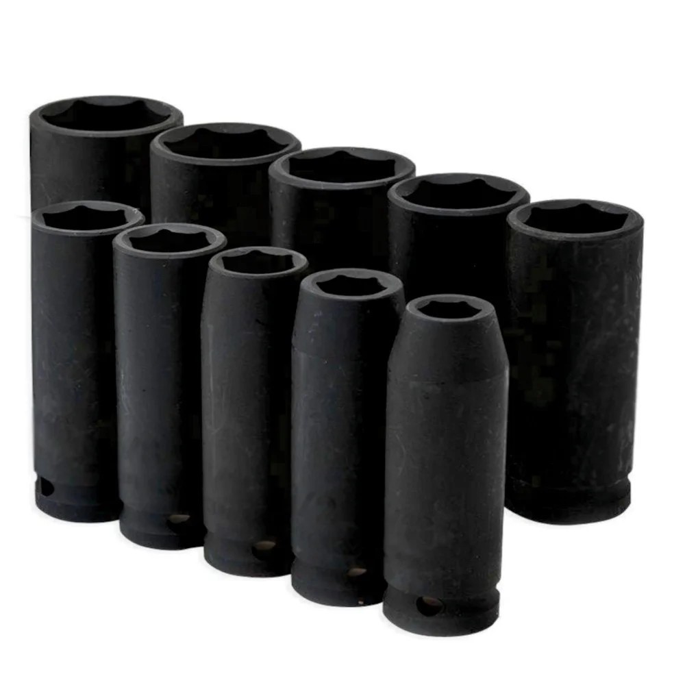 Jogo Soquete Impacto Longo 10-24mm Stels 1326255
