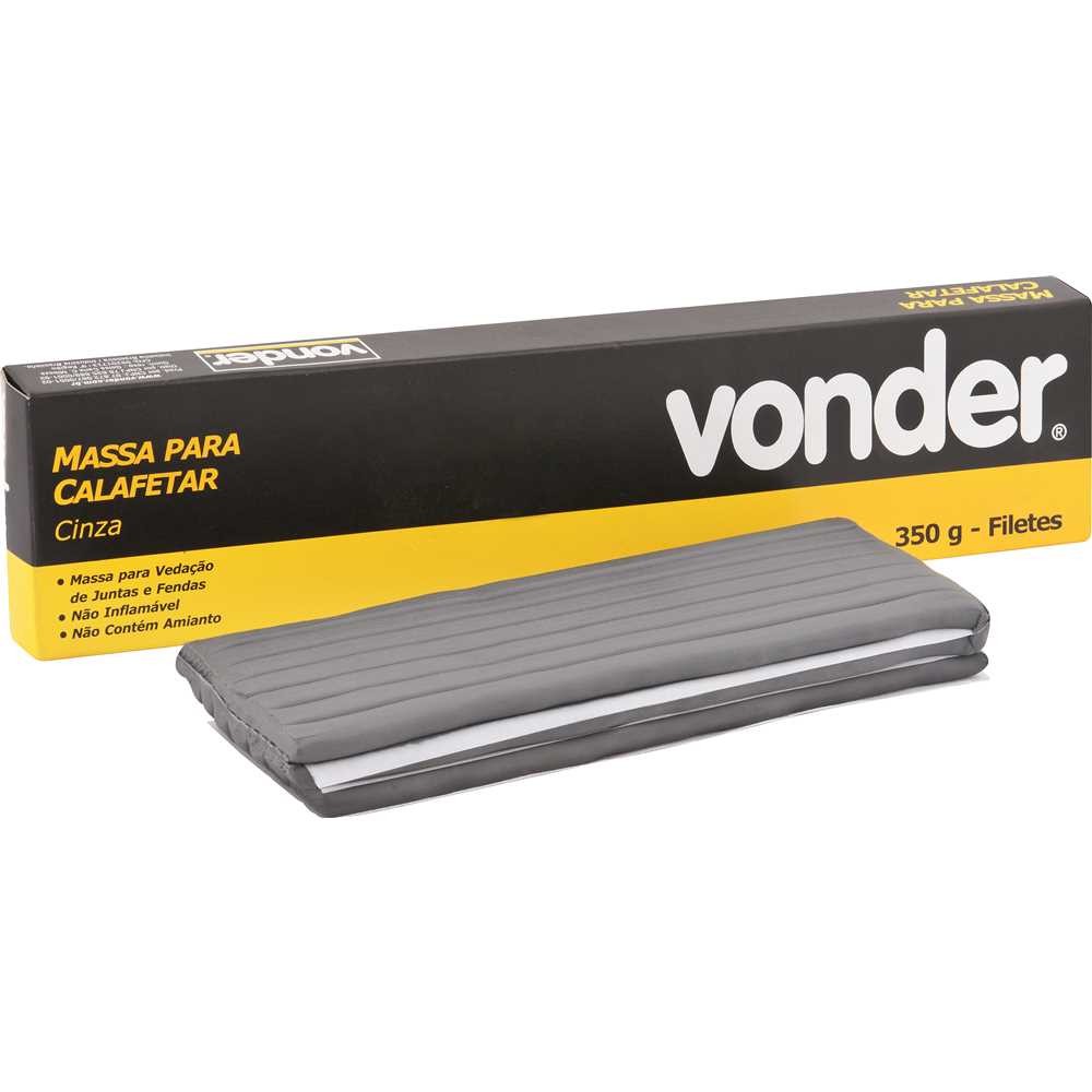 Massa Calafetar Cinza 350gr Vonder Filete