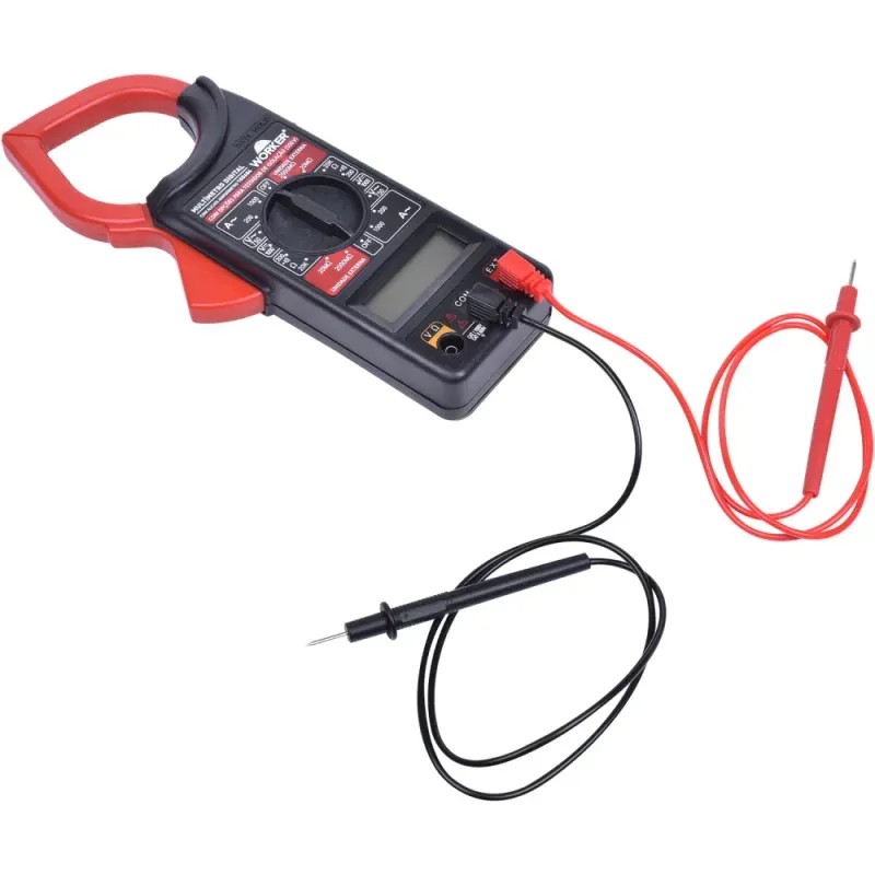 Multimetro Digital C/alicate Amperimetro Worker 1006