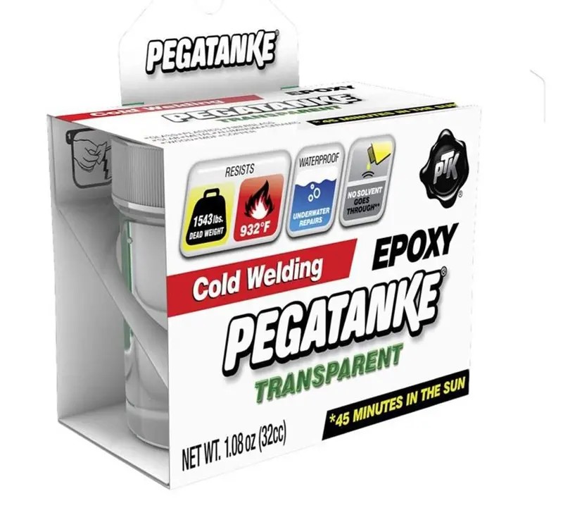Pegatanke Transparente Soldagem Frio 35,8gr
