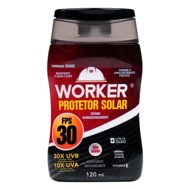 Protetor Solar Fps30 120 Ml - Worker 922447