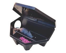 Ratoeira Porta Isca Mata Rato Plastic Pt