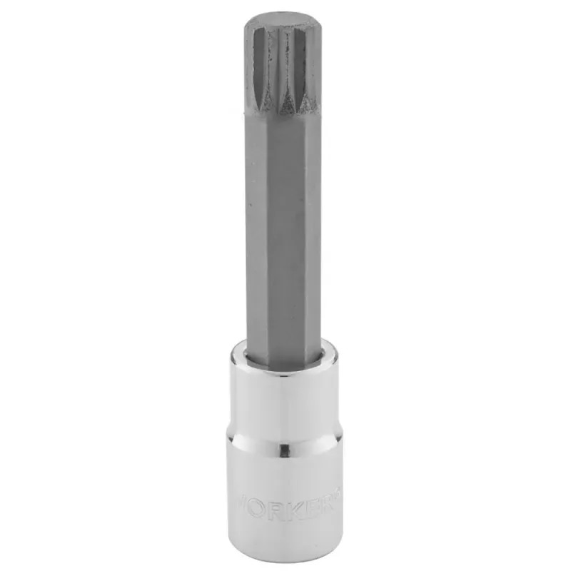 Soquete Multidentado Longo enc.1/2x08mm Worker402494