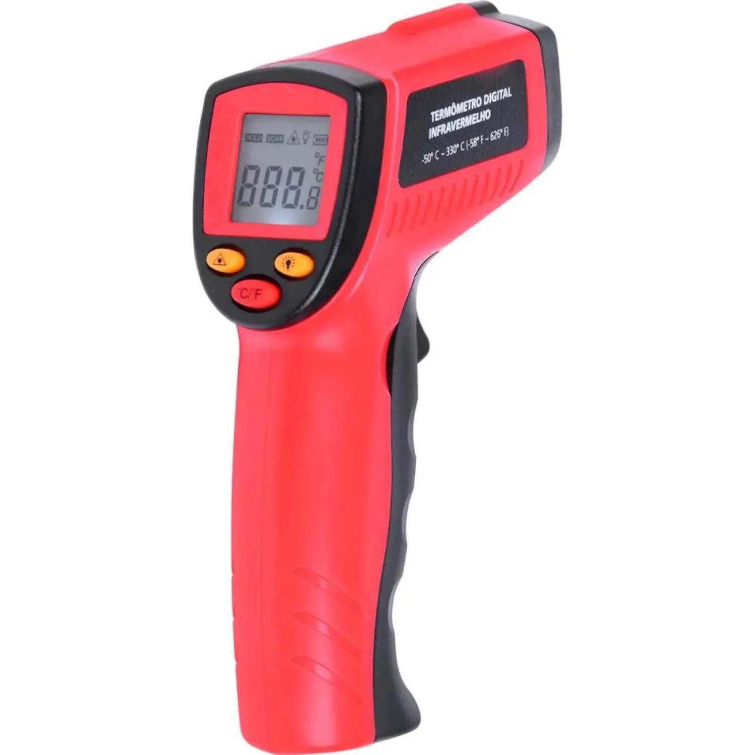 Termometro Infra Bateria -20c 500c - Worker 499528