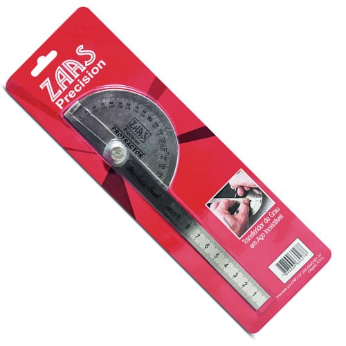Transferidor Grau/angulo 180° Zaas 100mm 33,0001