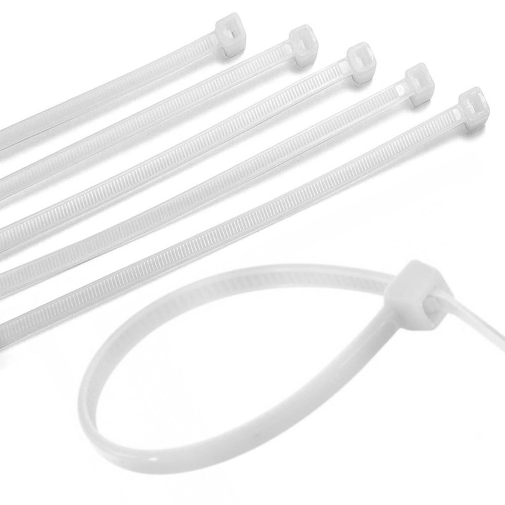 Abracadeira Nylon Branca 25cmx4,8mm Kala 100pc