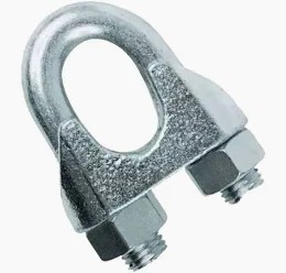 Clips(grampo) Industrial Cabo Aco 3/16" Plus